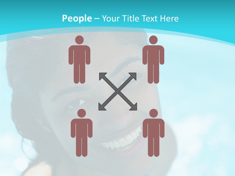 Pain Spine Figure PowerPoint Template