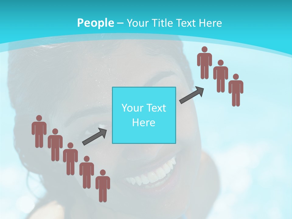 Pain Spine Figure PowerPoint Template