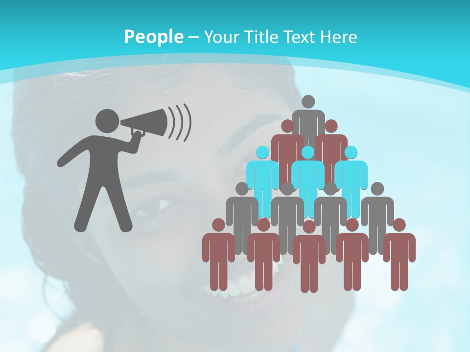 Pain Spine Figure PowerPoint Template