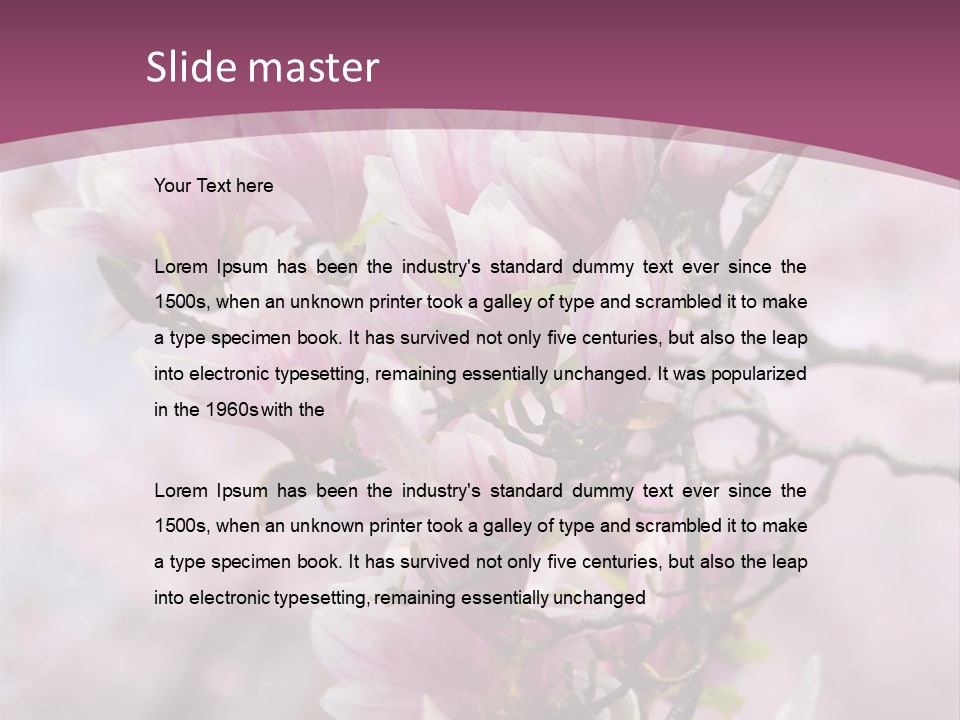 Digitally Generated Highlighted Red PowerPoint Template