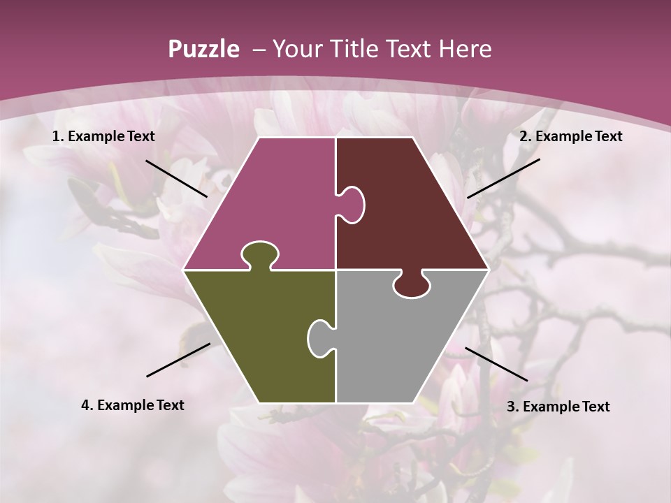 Digitally Generated Highlighted Red PowerPoint Template