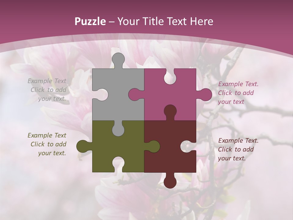 Digitally Generated Highlighted Red PowerPoint Template