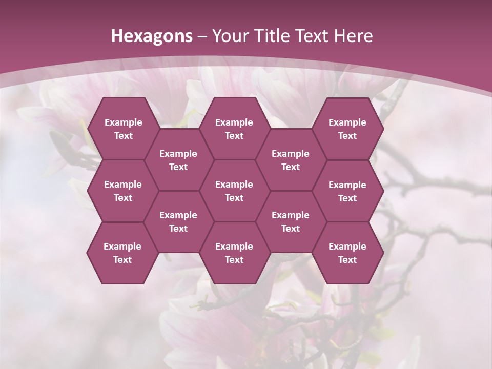 Digitally Generated Highlighted Red PowerPoint Template