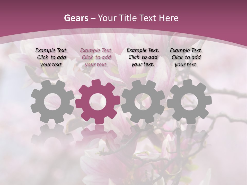 Digitally Generated Highlighted Red PowerPoint Template