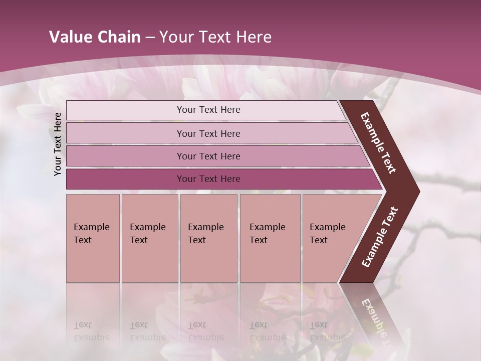 Digitally Generated Highlighted Red PowerPoint Template