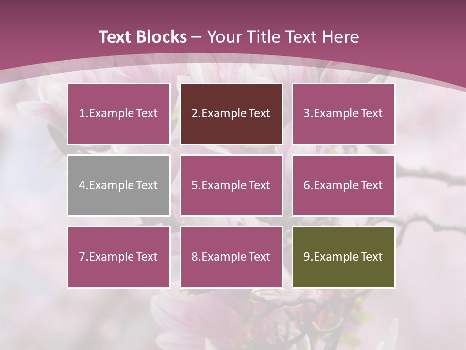 Digitally Generated Highlighted Red PowerPoint Template