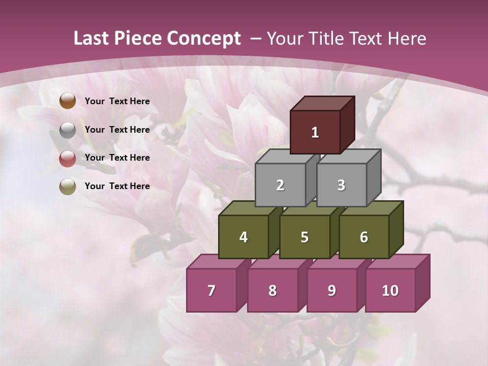 Digitally Generated Highlighted Red PowerPoint Template