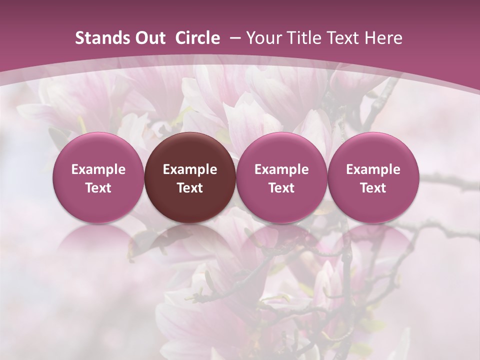 Digitally Generated Highlighted Red PowerPoint Template