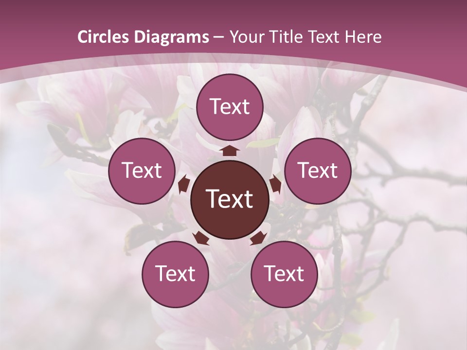 Digitally Generated Highlighted Red PowerPoint Template