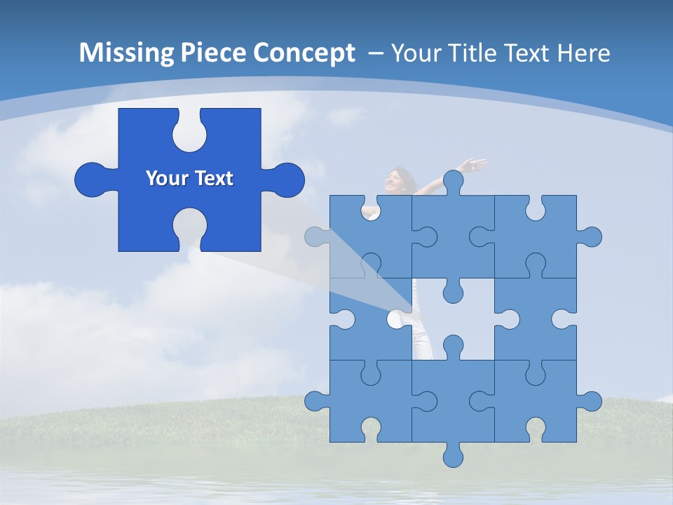 Figure Graphic Vertebrae PowerPoint Template