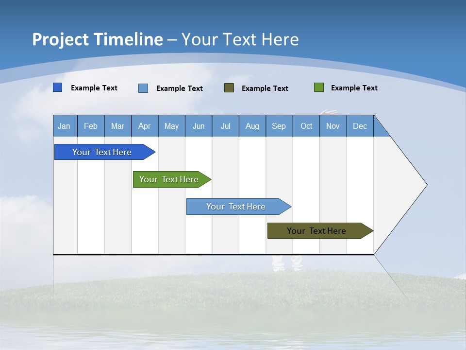 Figure Graphic Vertebrae PowerPoint Template