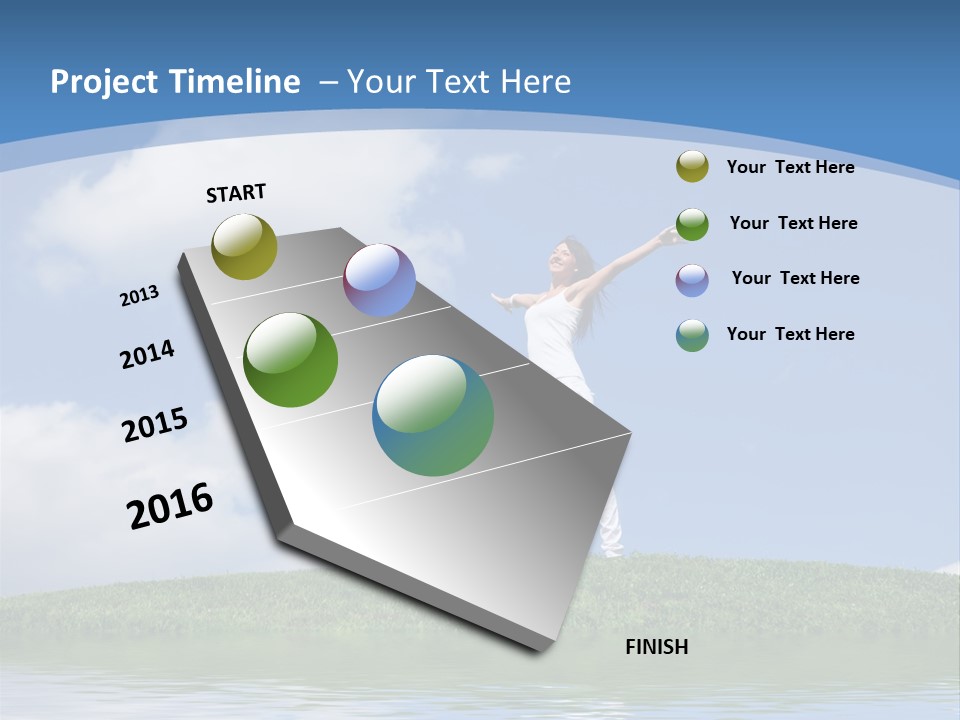 Figure Graphic Vertebrae PowerPoint Template