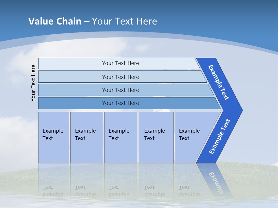 Figure Graphic Vertebrae PowerPoint Template