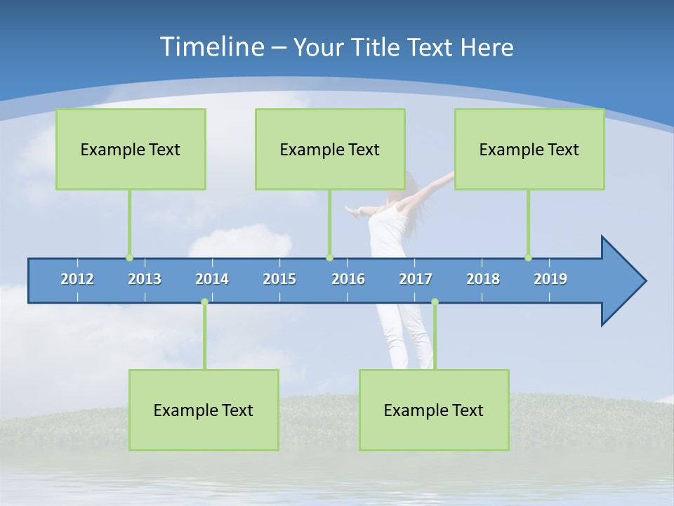 Figure Graphic Vertebrae PowerPoint Template
