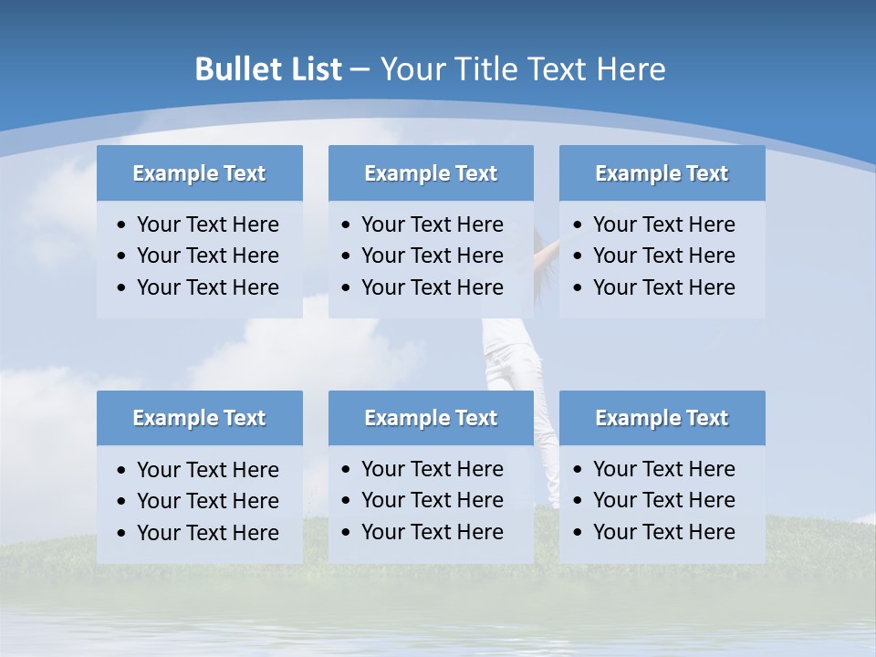 Figure Graphic Vertebrae PowerPoint Template