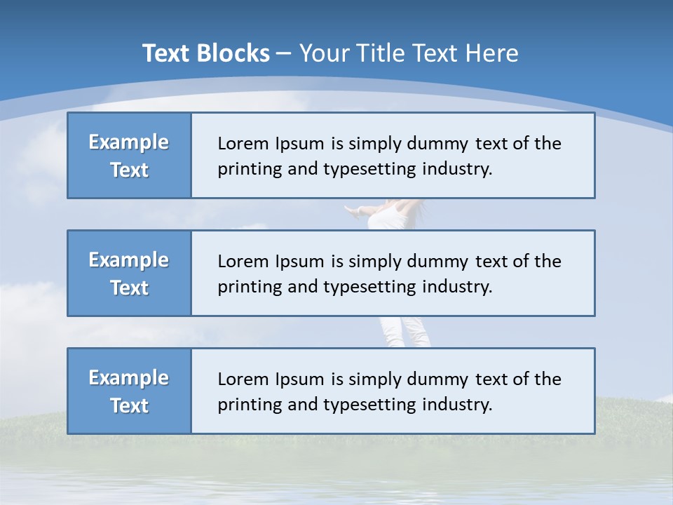 Figure Graphic Vertebrae PowerPoint Template