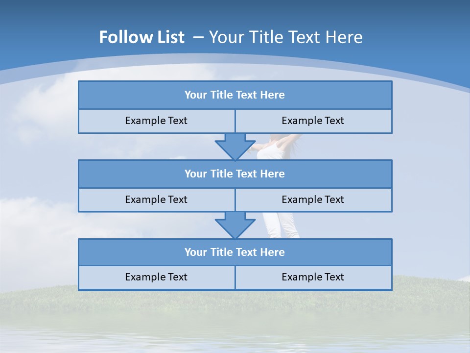 Figure Graphic Vertebrae PowerPoint Template