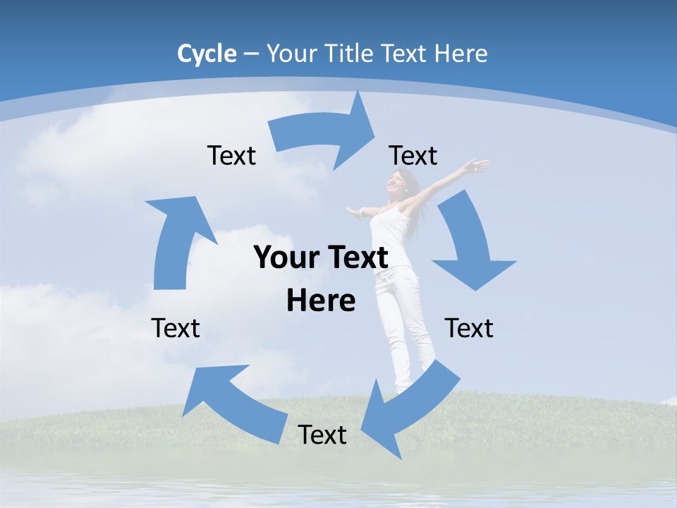 Figure Graphic Vertebrae PowerPoint Template