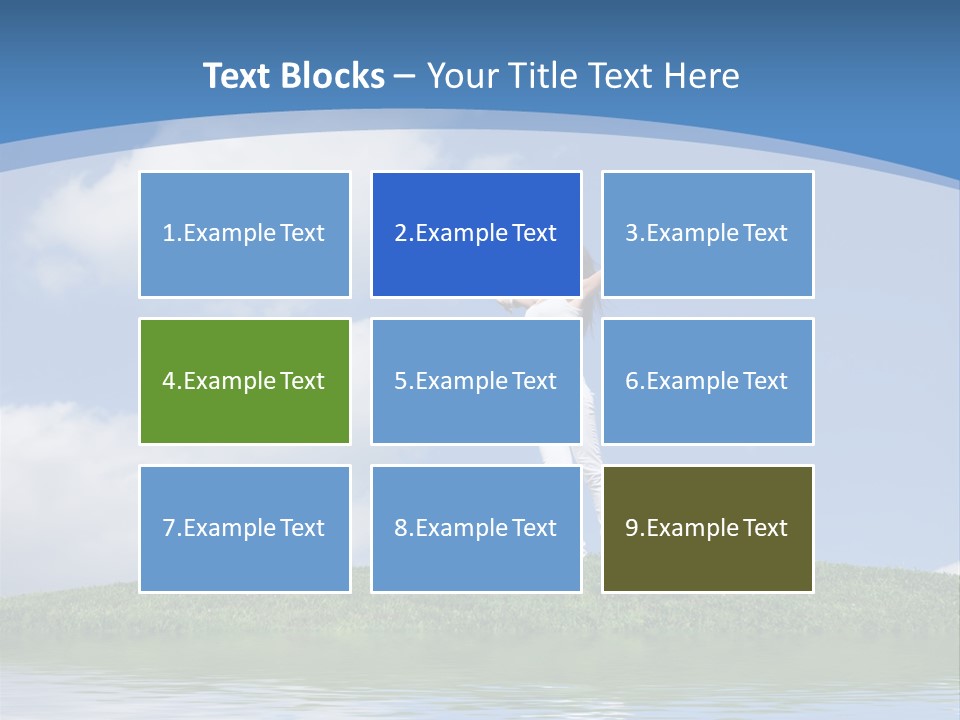 Figure Graphic Vertebrae PowerPoint Template