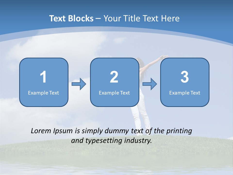 Figure Graphic Vertebrae PowerPoint Template