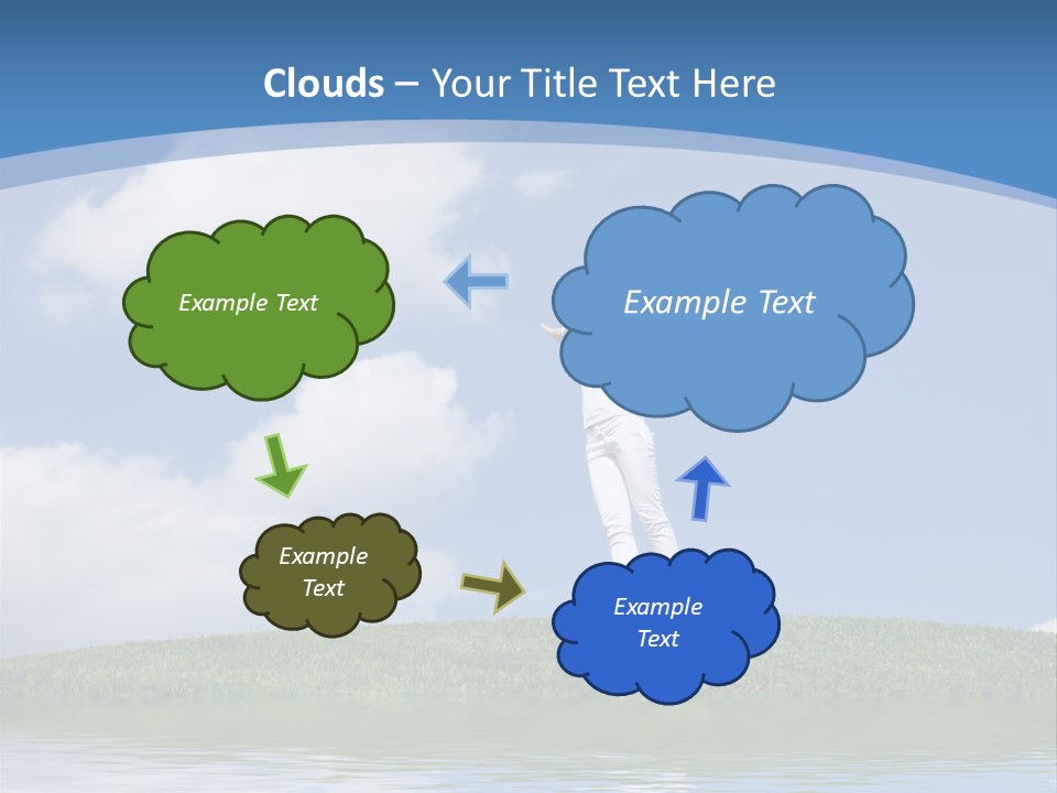 Figure Graphic Vertebrae PowerPoint Template
