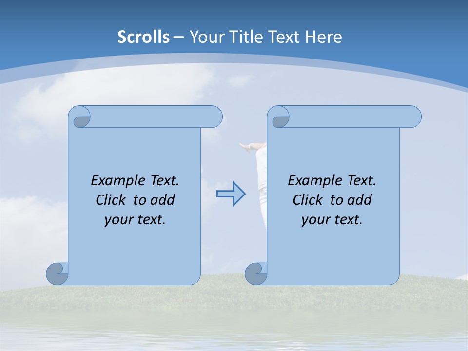 Figure Graphic Vertebrae PowerPoint Template