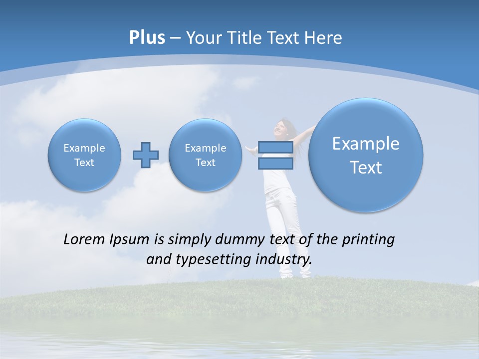 Figure Graphic Vertebrae PowerPoint Template