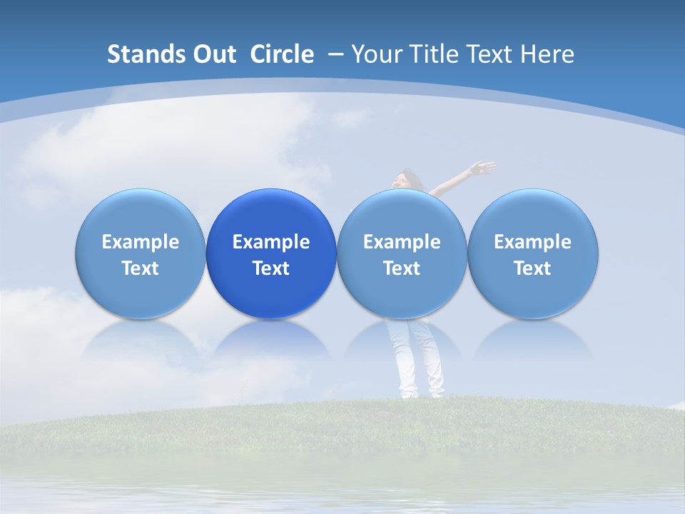 Figure Graphic Vertebrae PowerPoint Template