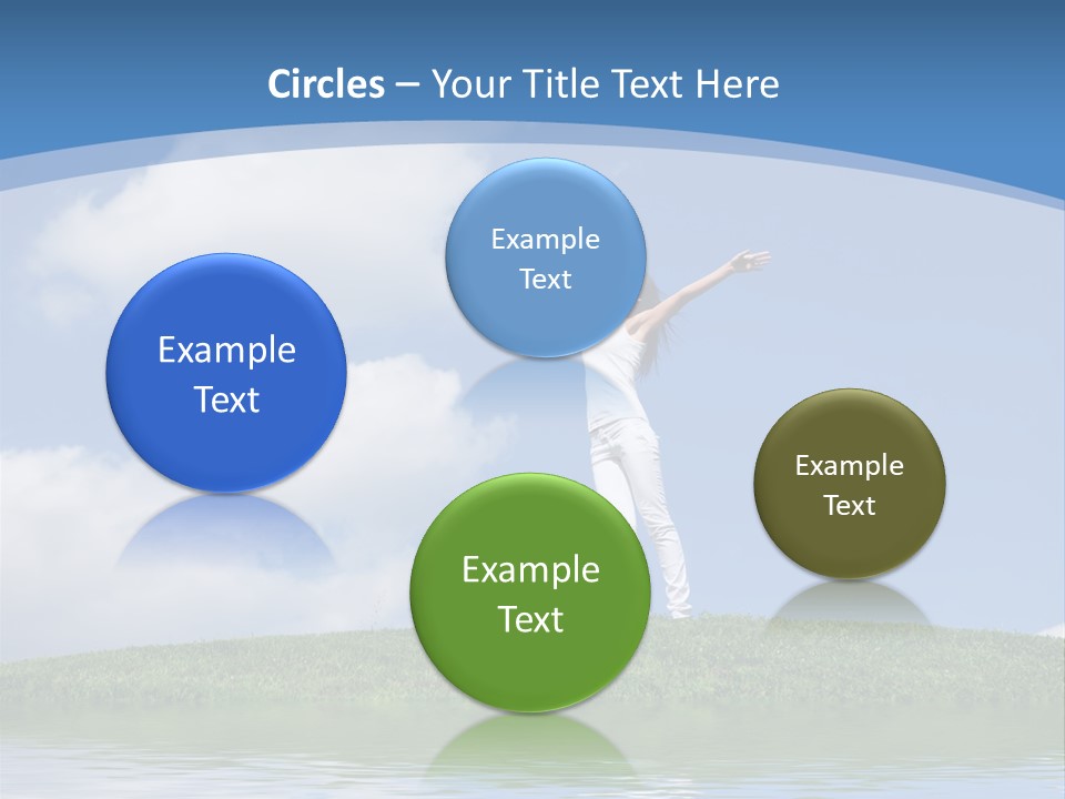 Figure Graphic Vertebrae PowerPoint Template