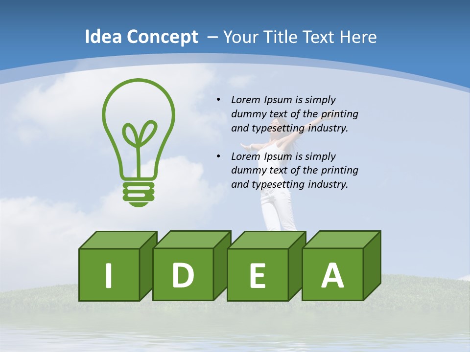 Figure Graphic Vertebrae PowerPoint Template