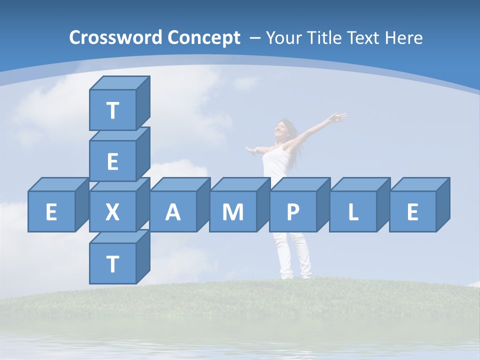 Figure Graphic Vertebrae PowerPoint Template