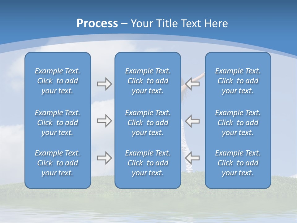 Figure Graphic Vertebrae PowerPoint Template