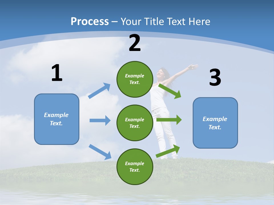 Figure Graphic Vertebrae PowerPoint Template