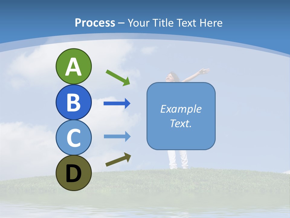 Figure Graphic Vertebrae PowerPoint Template