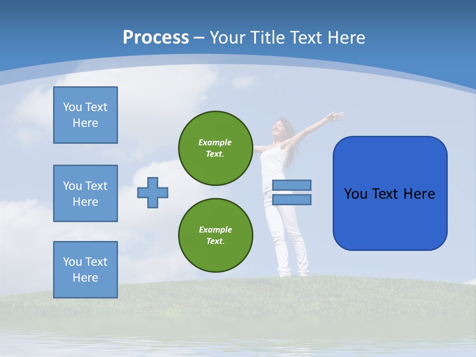 Figure Graphic Vertebrae PowerPoint Template
