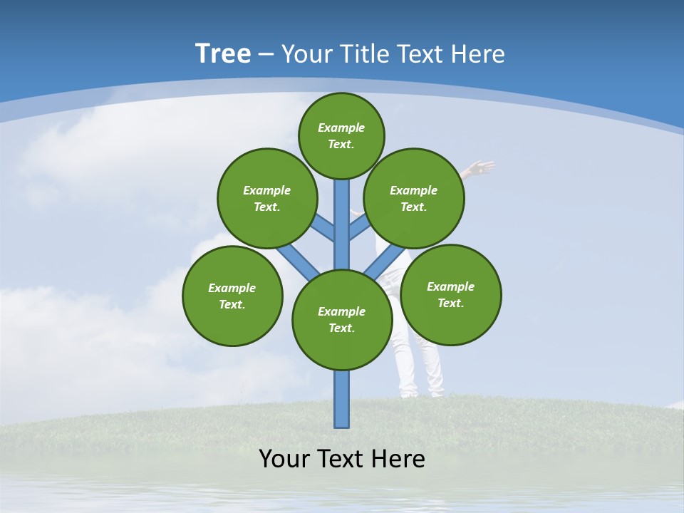 Figure Graphic Vertebrae PowerPoint Template