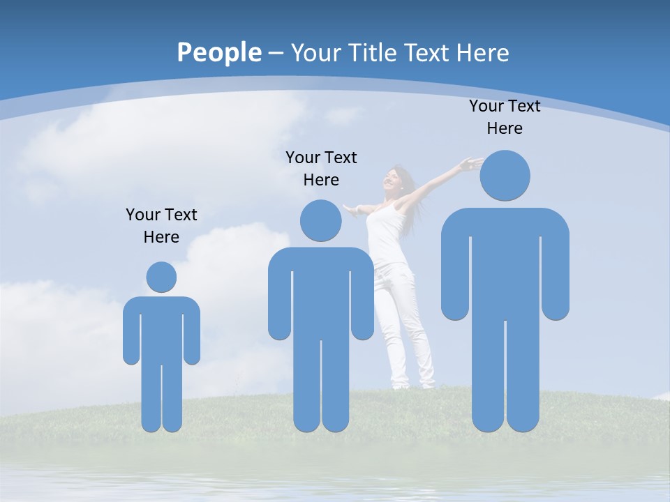 Figure Graphic Vertebrae PowerPoint Template