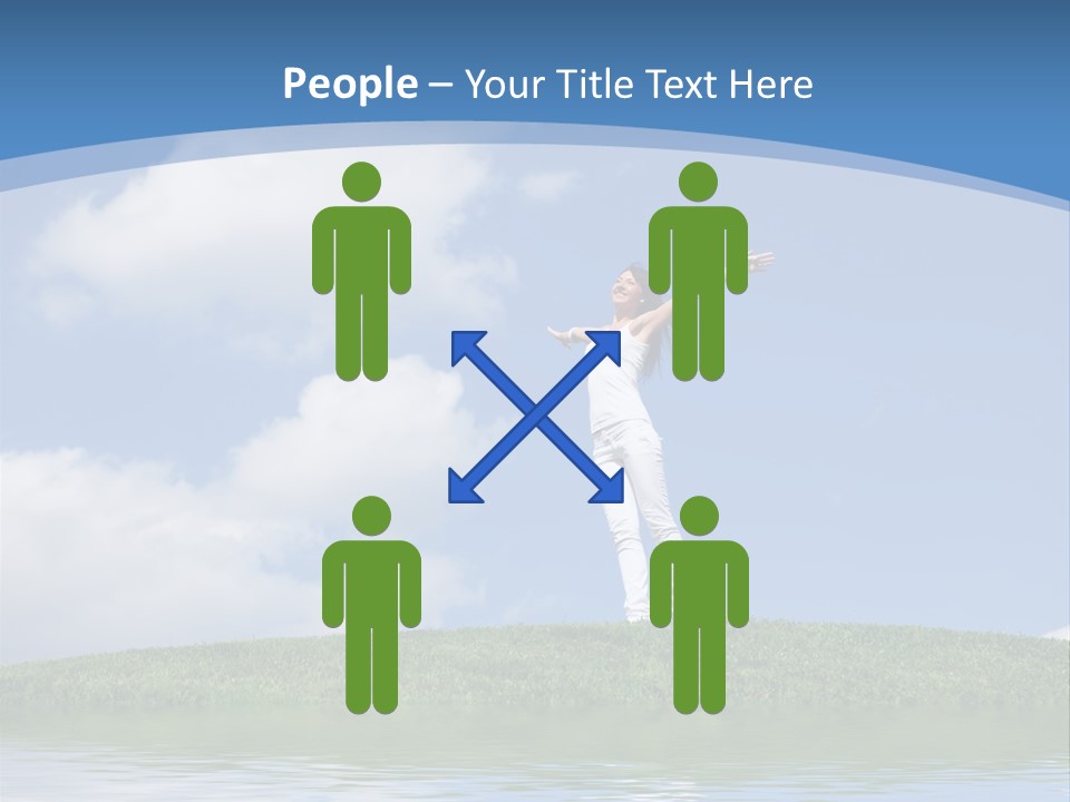Figure Graphic Vertebrae PowerPoint Template