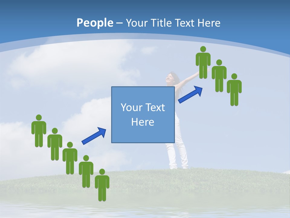 Figure Graphic Vertebrae PowerPoint Template