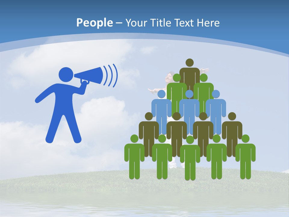 Figure Graphic Vertebrae PowerPoint Template