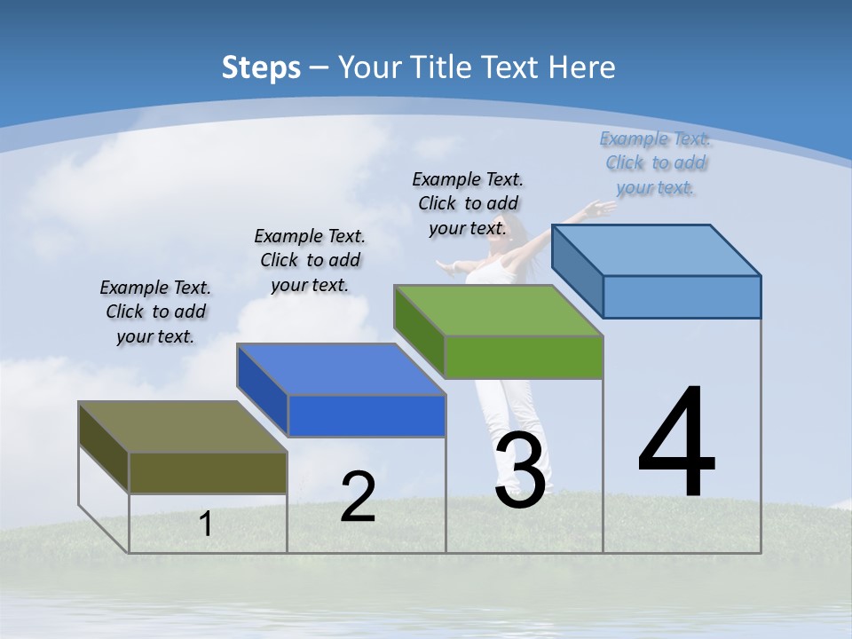 Figure Graphic Vertebrae PowerPoint Template