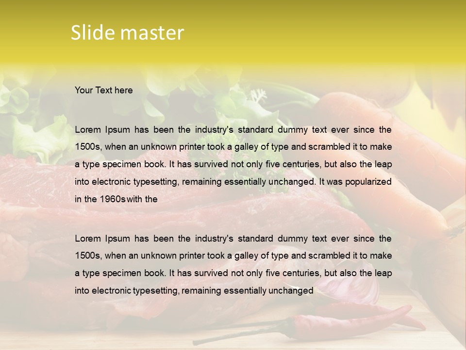 Digitally Generated Figure Pain PowerPoint Template