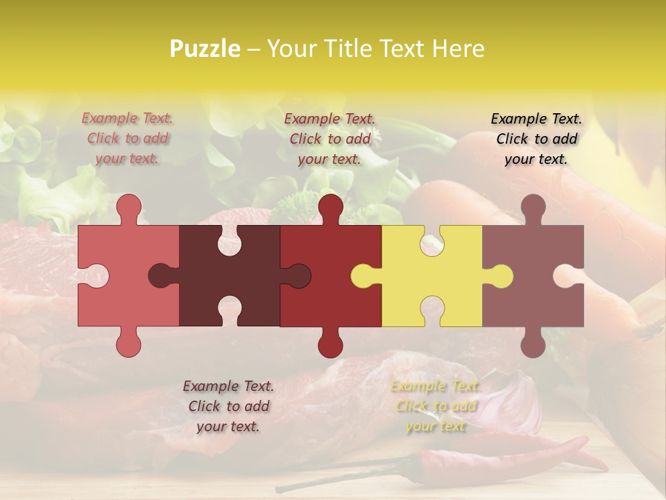 Digitally Generated Figure Pain PowerPoint Template