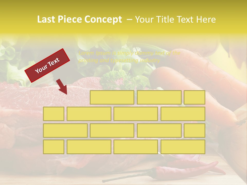 Digitally Generated Figure Pain PowerPoint Template