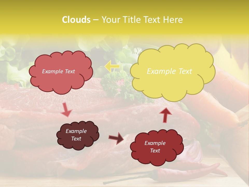 Digitally Generated Figure Pain PowerPoint Template