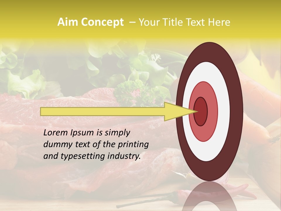 Digitally Generated Figure Pain PowerPoint Template