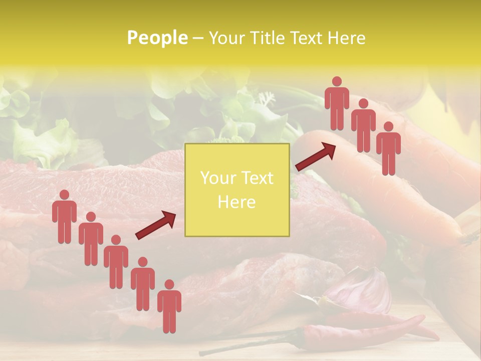 Digitally Generated Figure Pain PowerPoint Template