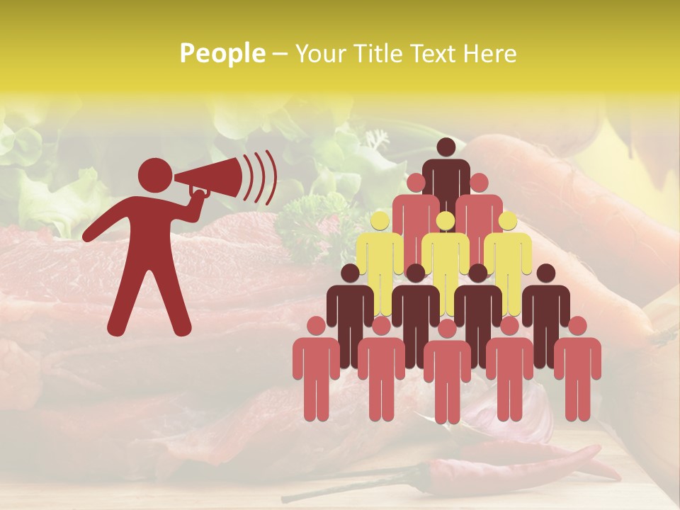 Digitally Generated Figure Pain PowerPoint Template