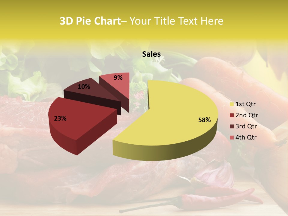 Digitally Generated Figure Pain PowerPoint Template