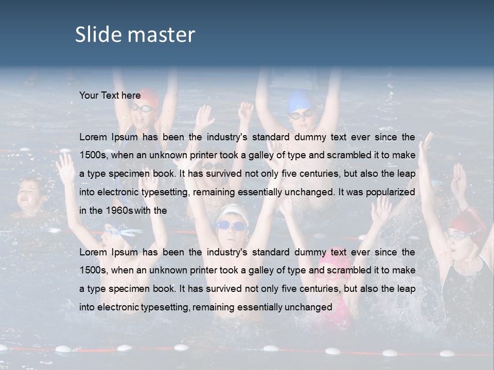 Back Pain Graphic Red PowerPoint Template